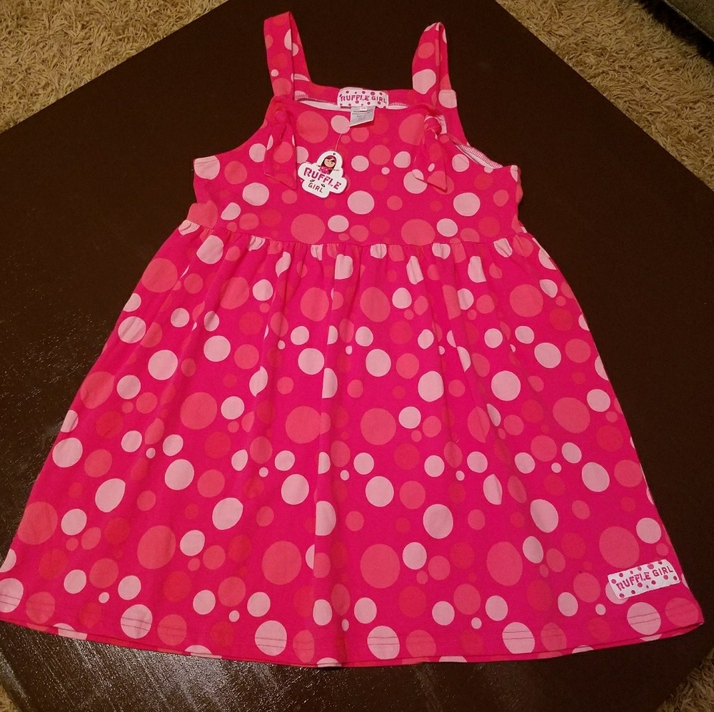Ruffle Girl Knot Tank/Dress